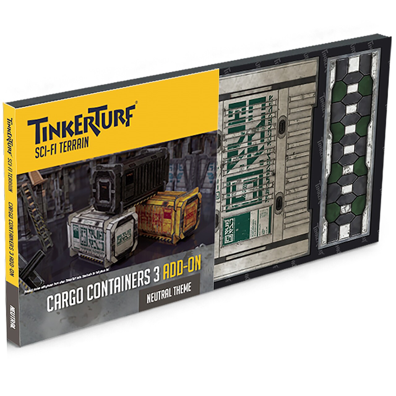 TinkerTurf Sci-Fi Terrain: Cargo Containers Series 3 Add-On - Neutral Theme